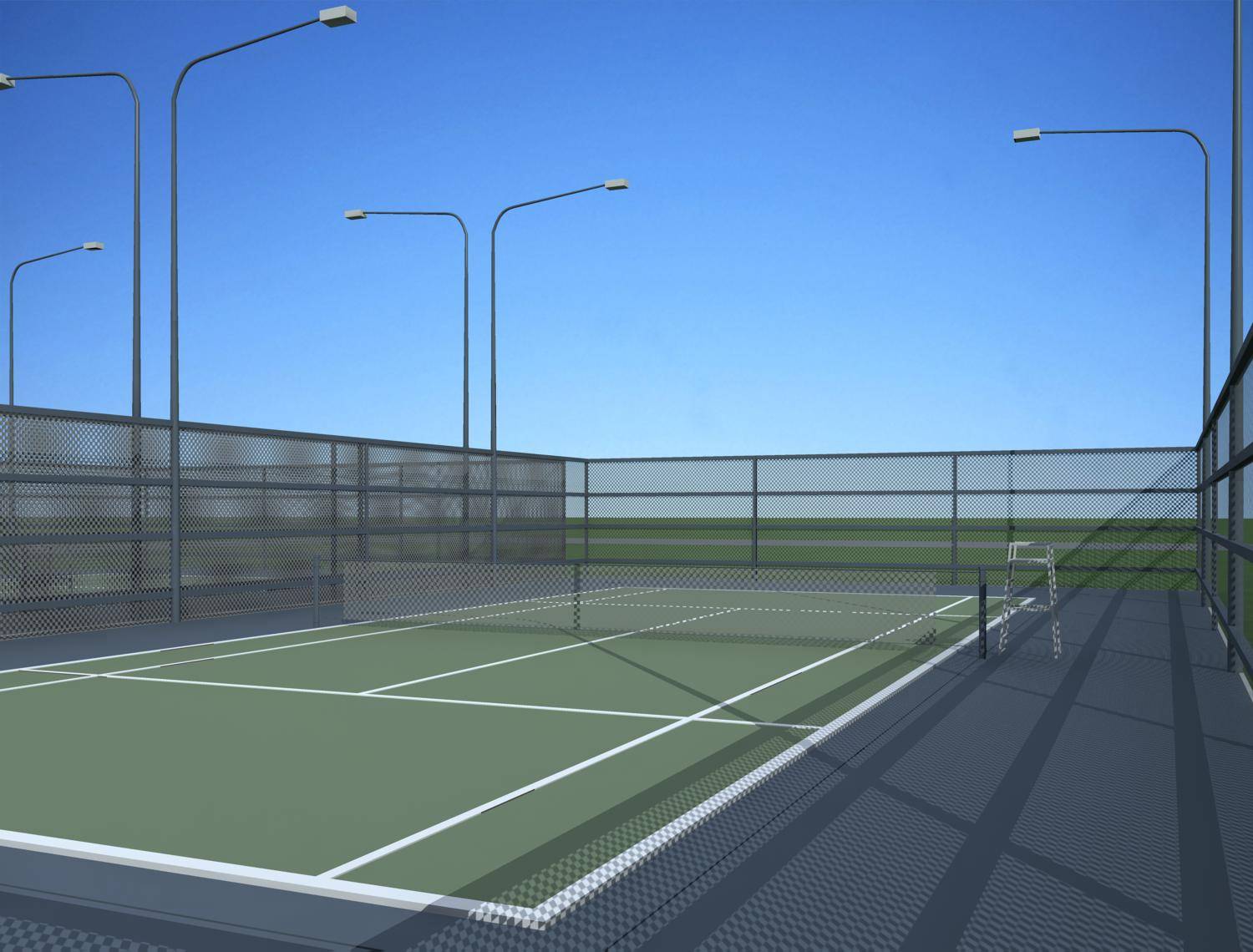 天骄体育：网球场建设施工，方案制定原则